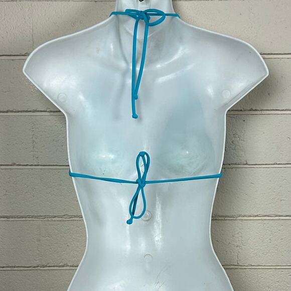 Victoria’s Secret Blue Bikini Top size S - Picture 5 of 8